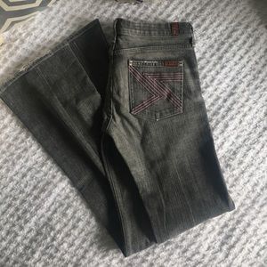 7 for all mankind grey jeans Size 27